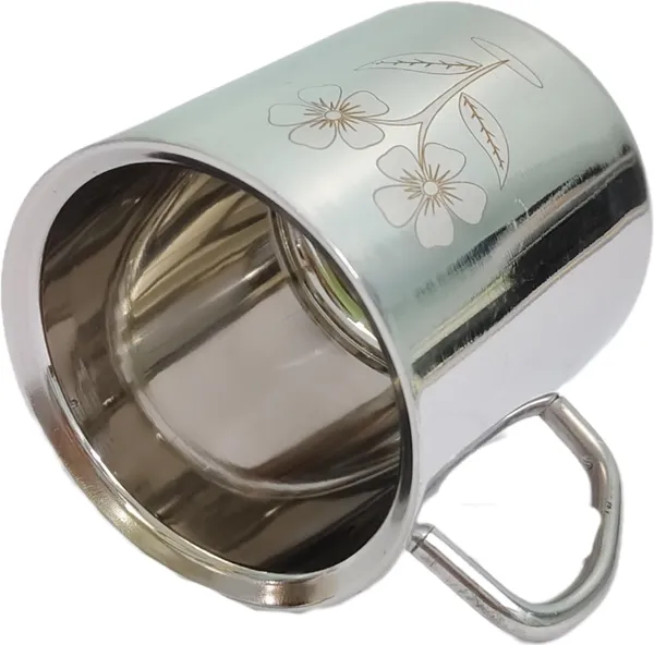 Silver_Steel_Mug_With_Handle_Glass_With_Vacuum_Insulation_For_Coffee_Tea_(225_Ml)