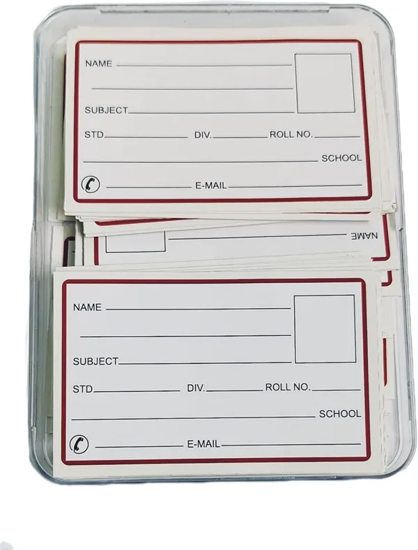 White,_Red_School_Name_Label_Stickers_For_Kid_(Pack_Of_24)_(10.5_X_6.5_Cm)