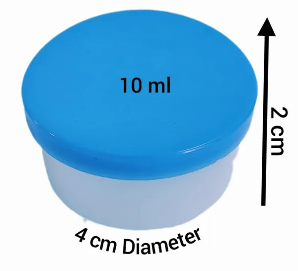 Blue_Small_Plastic_Multipurpose_Round_Container_With_Press_Fit_Lid_(10_Ml)_(Pack_Of_25)