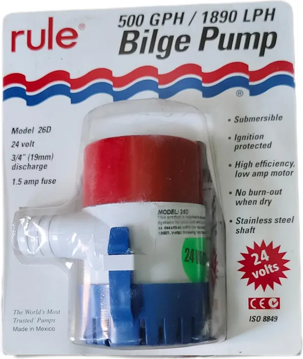 Red_Rule_Submersible_Bilge_Marine_Pump_For_Boats_(26D-500-Gph-24V)