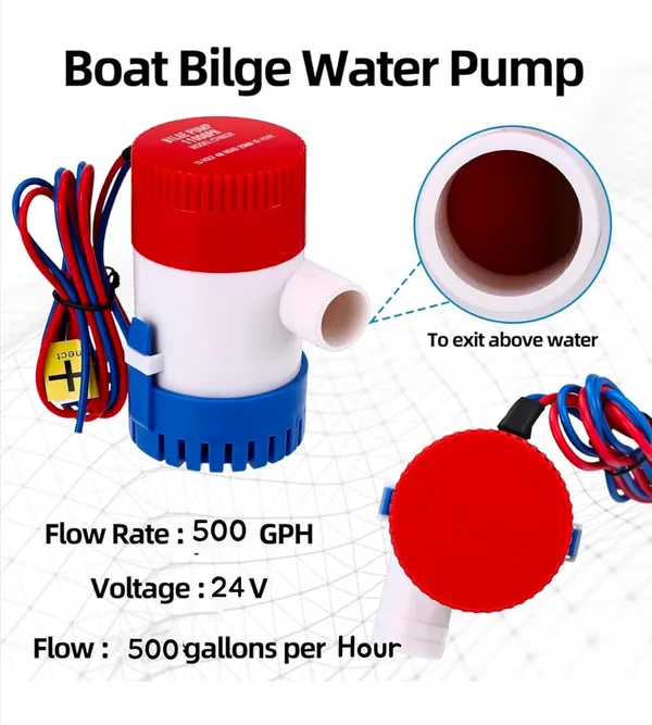 Red_Rule_Submersible_Bilge_Marine_Pump_For_Boats_(26D-500-Gph-24V)