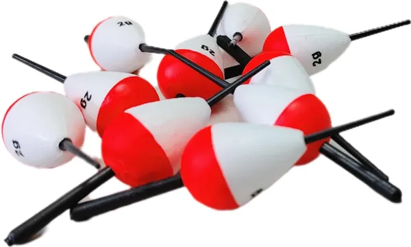 Red_&_White_Fishing_Floater_Set_Bobbers_With_Sticks_(Pack_Of_10)