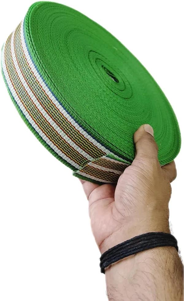 Green_Nylon_Plastic_Niwar_Fabric_Roll_(2_Inch_Width)