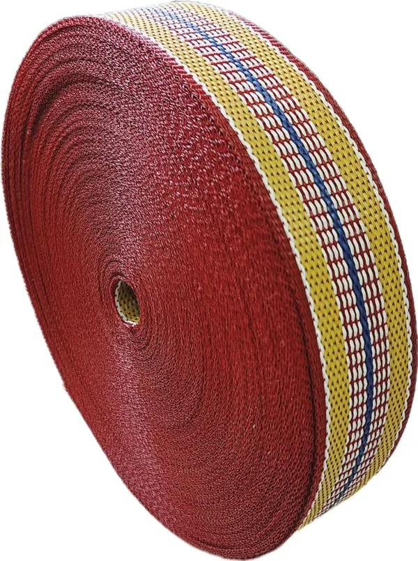 Maroon_Nylon_Plastic_Niwar_Fabric_Roll_(2_Inch_Width)