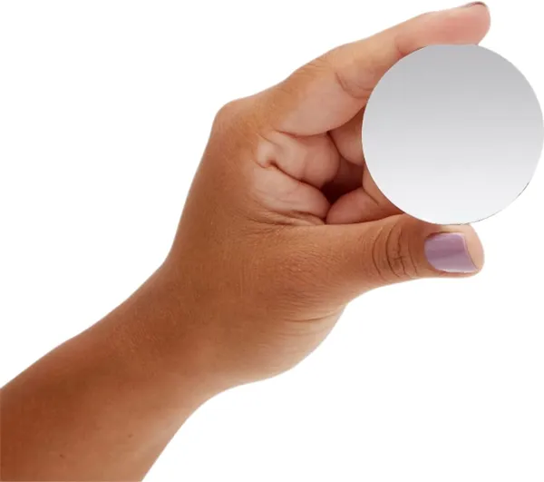 ‎Clear_Small_Glass_Round_And_Square_Mirror_Pieces_For_Craft_Work_(Pack_Of_15)_(2_Inch)