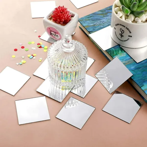 Clear_Small_Glass_Round_And_Square_Mirror_Pieces_For_Craft_Work_(Pack_Of_15)_(2_Inch)