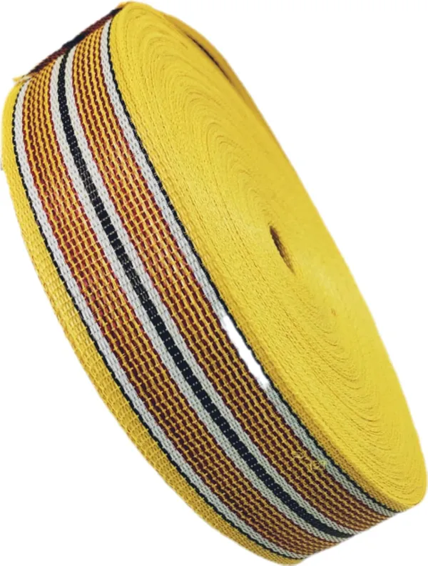 Yellow_Nylon_Plastic_Niwar_Fabric_Roll_(2_Inch_Width)
