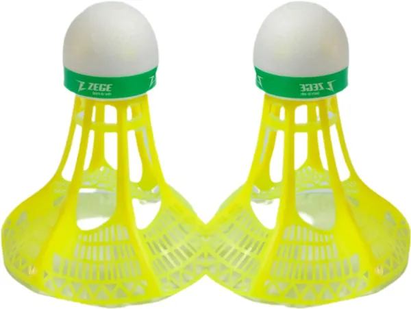 Yellow_Pu_&_Nylon_Shuttlecock_Set_For_Badminton