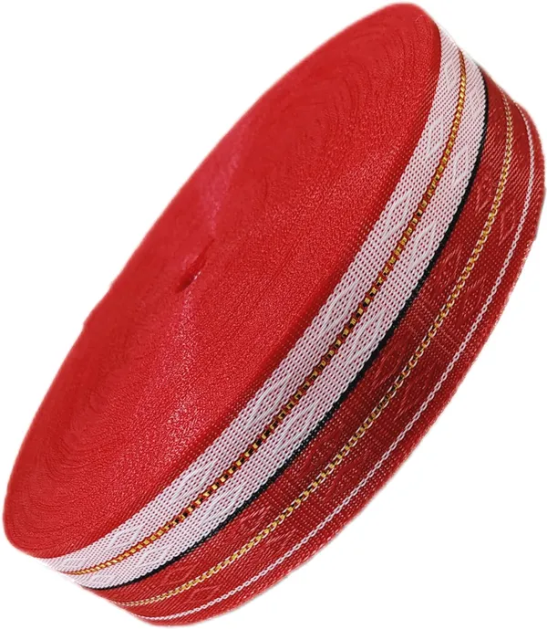 Red_Heavyduty_Nylon_Plastic_Niwar_Fabric_Roll_(2_Inch)