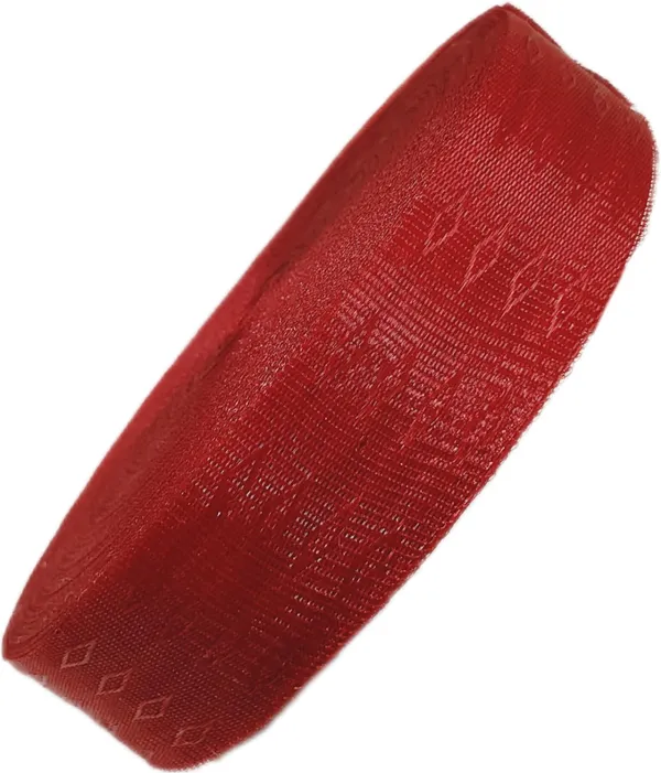 Red_Nylon_Plastic_Niwar_Fabric_Roll_(80_Meters)