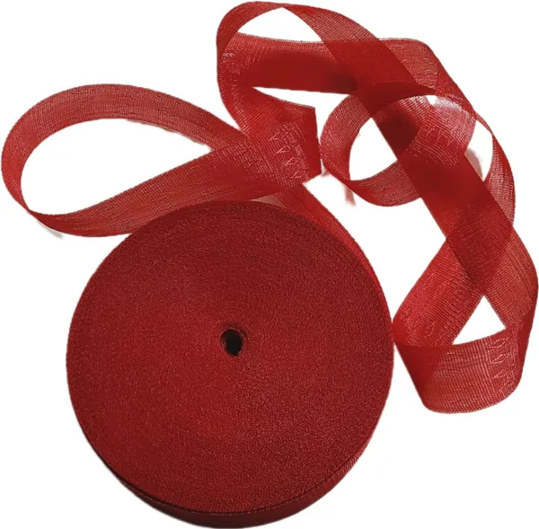 Red_Nylon_Plastic_Niwar_Fabric_Roll_(80_Meters)
