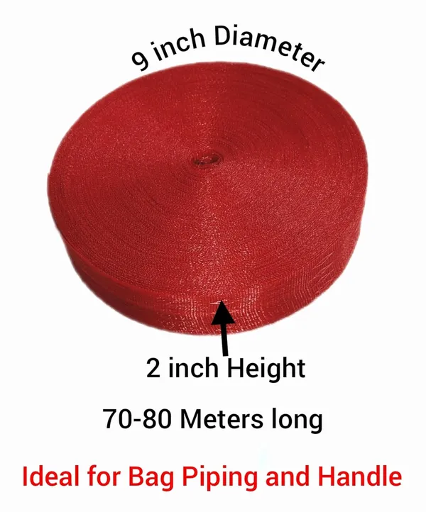 Red_Nylon_Plastic_Niwar_Fabric_Roll_(80_Meters)