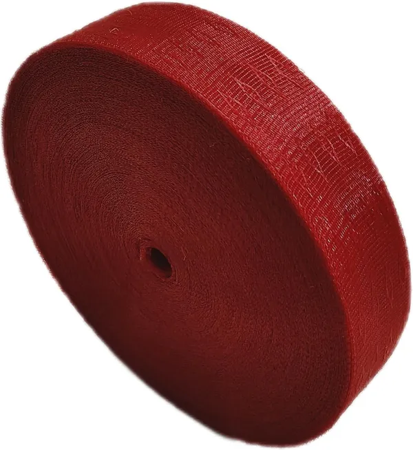 Red_Nylon_Plastic_Niwar_Fabric_Roll_(80_Meters)