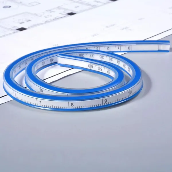White_&_Blue_Flexible_Curve_Ruler_Scale_For_Kids_(12_Inch)