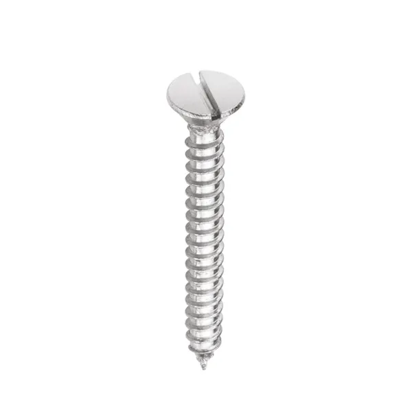 Silver_Stainless_Steel_Ss_Screws_Set_(Single_Line_Flat_Head)_(38_X_8_Mm)_(Pack_Of_100)