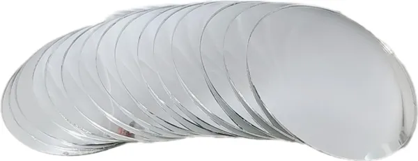 ‎Silver_Round_Convex_Mirror_Set_For_Art_Craft_Vastu_Wall_Decoration_(Pack_Of_5)_(3_Inch_Dia)