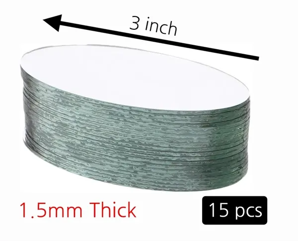 ‎Clear_Small_Glass_Round_And_Square_Mirror_Pieces_For_Craft_Work_(Pack_Of_15)_(3_Inch)