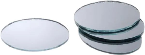 ‎Clear_Small_Glass_Round_And_Square_Mirror_Pieces_For_Craft_Work_(Pack_Of_15)_(3_Inch)