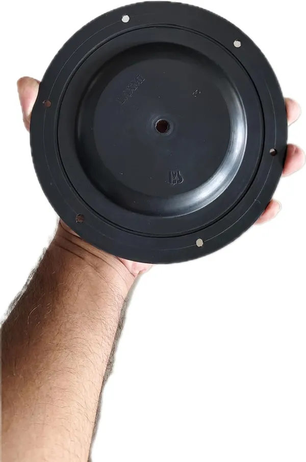 ‎Black_40_Psi_Flexible_Cement_Grout_Pump_Rubber_Diaphragm_Seal_(3_No.)_(6.5Inch_Dia)