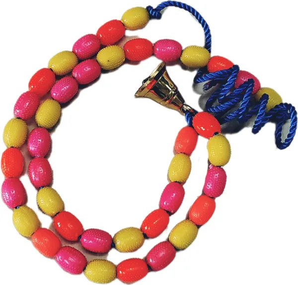 ‎Multicolor_40_Beads_Cow_Ghanti_Mala_Of_Moti_(50_X_4_X_2_Cm)