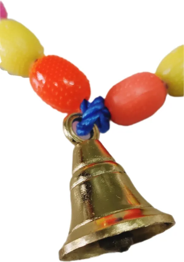 ‎Multicolor_40_Beads_Cow_Ghanti_Mala_Of_Moti_(50_X_4_X_2_Cm)