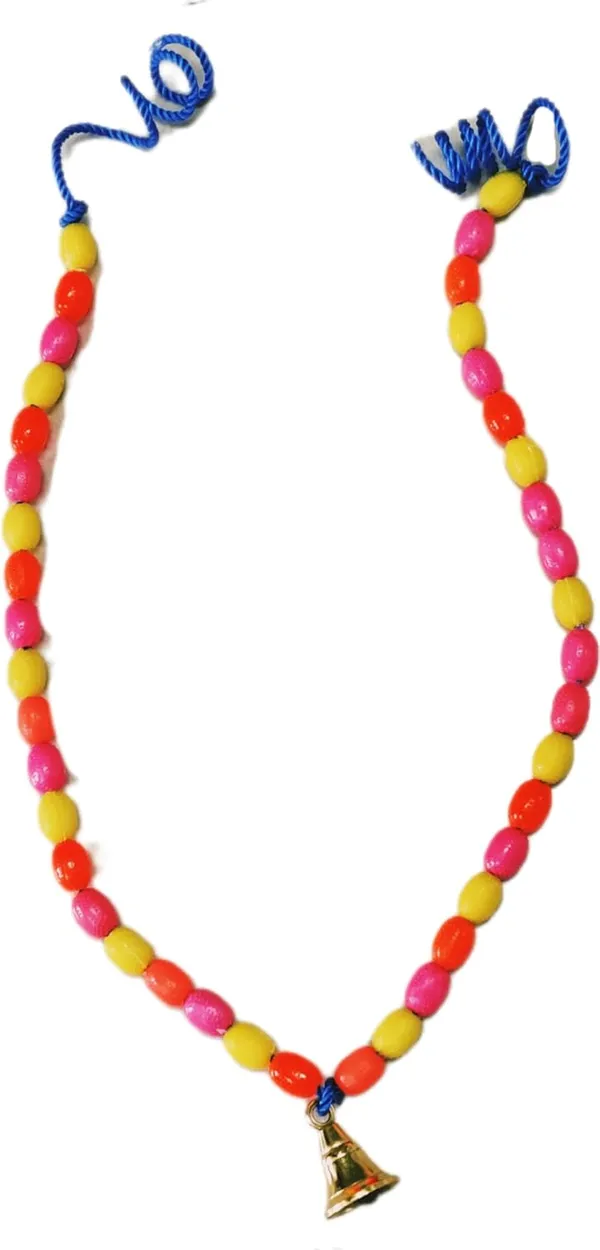 ‎Multicolor_40_Beads_Cow_Ghanti_Mala_Of_Moti_(50_X_4_X_2_Cm)