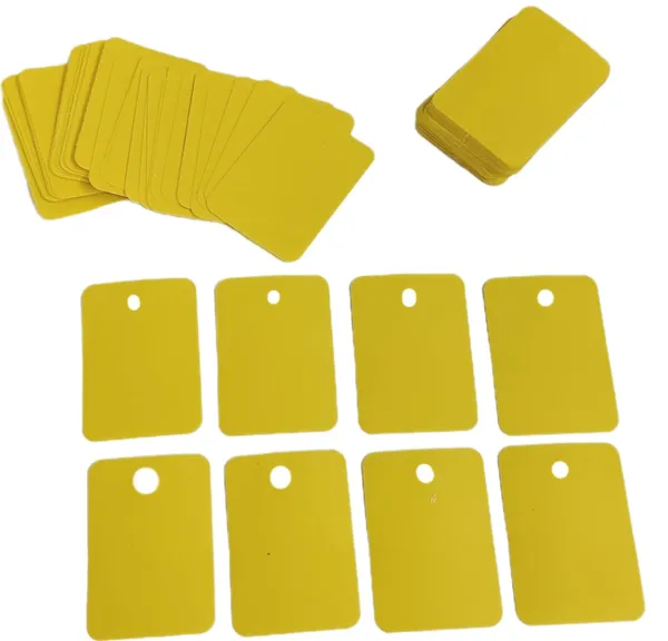 Yellow_Jewelry_Hanging_Plastic_Pvc_Card_Label_Tag_With_Hole_For_Clothes_Jewellery_Product_(Pack_Of_500)_(4.5_X_3.5_Cm)