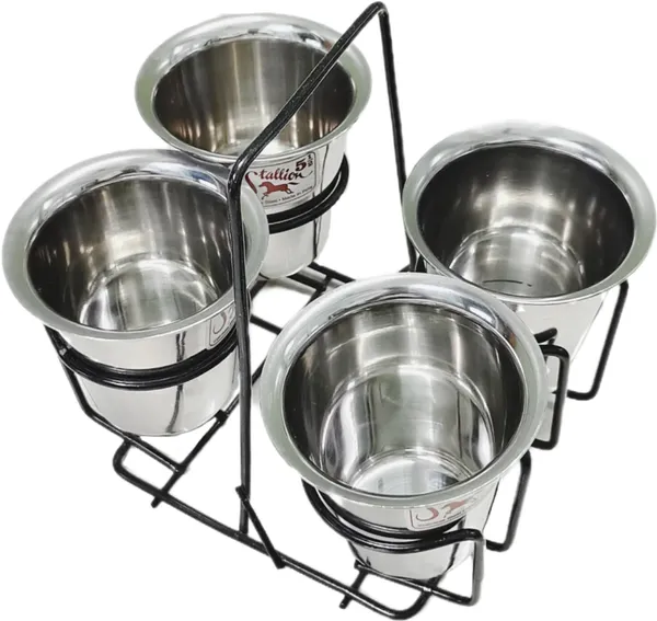 Black_Cup_Glass_Stand_Holder_Set_For_Decoration_And_Delivery_(Stand_With_4_Steel_Glasses)
