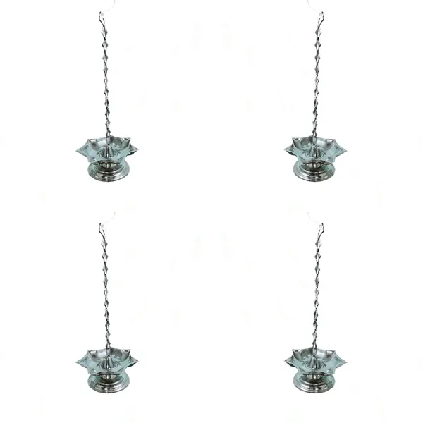 Silver_Stainless_Steel_Hanging_Diya_With_Chain_Wicks_Holder_For_Pooja_Mandir_(7_Wicks_Holder)