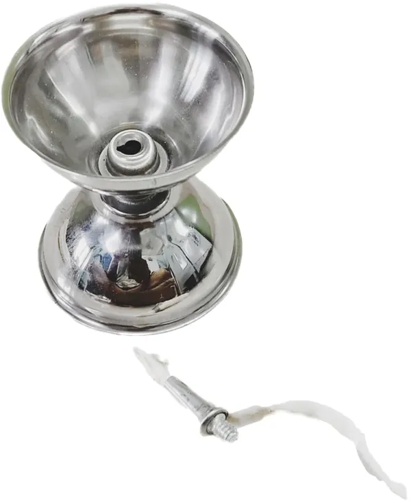 Silver_Stainless_Steel_Akhand_Jyoti_Diya_For_Puja_With_Adjustable_Bati_For_Ghee_(6_Cm)