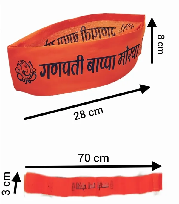 Orange_Hand_Made_Printed_Traditional_Hat_For_Men_Women_Girls_Boys_(Pack_Of_4)