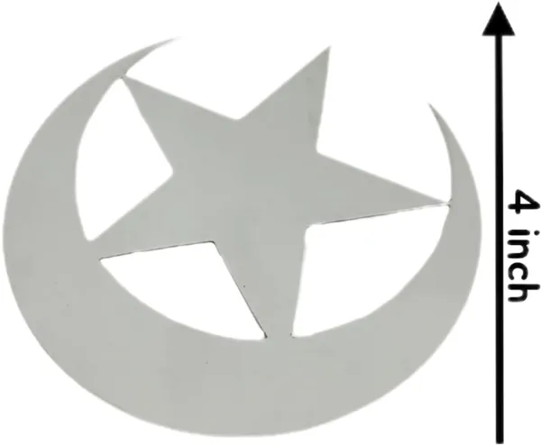 Silver_Stainless_Steel_Non_Adhesive_Islam_Religious_Holy_Symbol_Of_Crescent_Chand_Sitare_For_Decoration_(4_Inch_Dia)