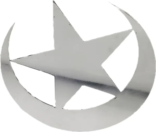 Silver_Stainless_Steel_Non_Adhesive_Islam_Religious_Holy_Symbol_Of_Crescent_Chand_Sitare_For_Decoration_(4_Inch_Dia)