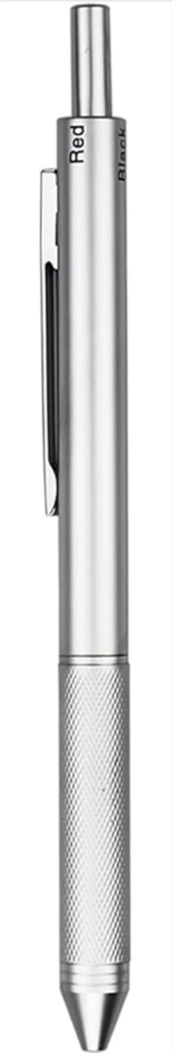 Silver_Stainless_Steel_4_In_1_Retractable_Ball_Pen_For_Boys_Girls_(0.5_Mm)