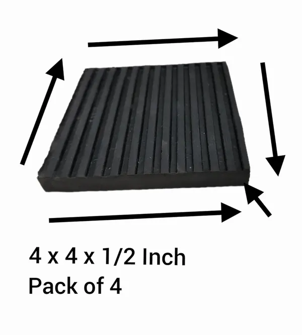 Black_Scratch_Proofing_Rubber_Support_For_Furniture_Legs_(Square)_(4_X_4_X_1/2_Inch)_(Pack_Of_4)