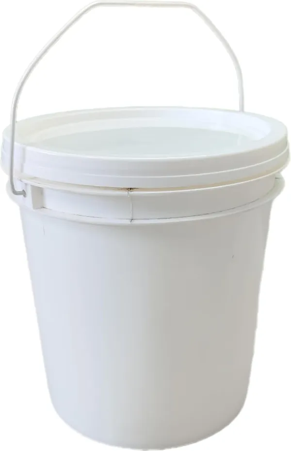 White_Empty_Plastic_Paint_Bucket_With_Seal_Lid_(Round)_(5_Litres)