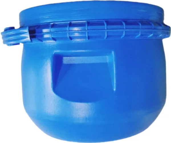 Blue_Hdpe_Plastic_Water_Chemical_Storage_Drum_(Circular)_(5_Litres)
