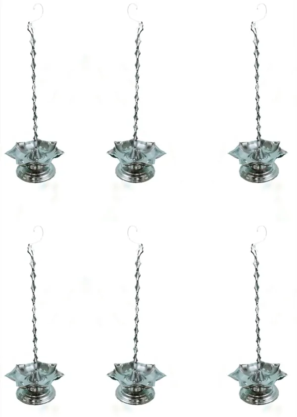 Silver_Stainless_Steel_Hanging_Diya_With_Chain_Wicks_Holder_For_Pooja_Mandir_(7_Wicks_Holder)