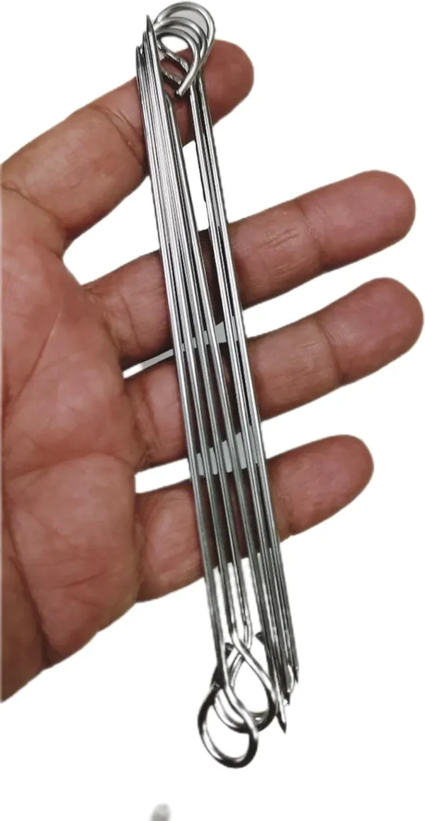 Silver_Steel_Skewers_Sticks_For_Oven_(14_Cm)