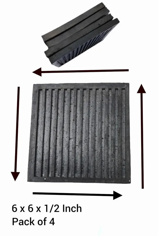 Black_Scratch_Proofing_Rubber_Support_For_Furniture_Legs_(Square)_(6_X_6_X_1/2_Inch)_(Pack_Of_4)