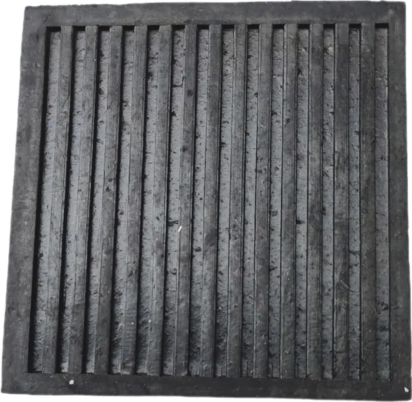 Black_Scratch_Proofing_Rubber_Support_For_Furniture_Legs_(Square)_(6_X_6_X_1/2_Inch)_(Pack_Of_4)