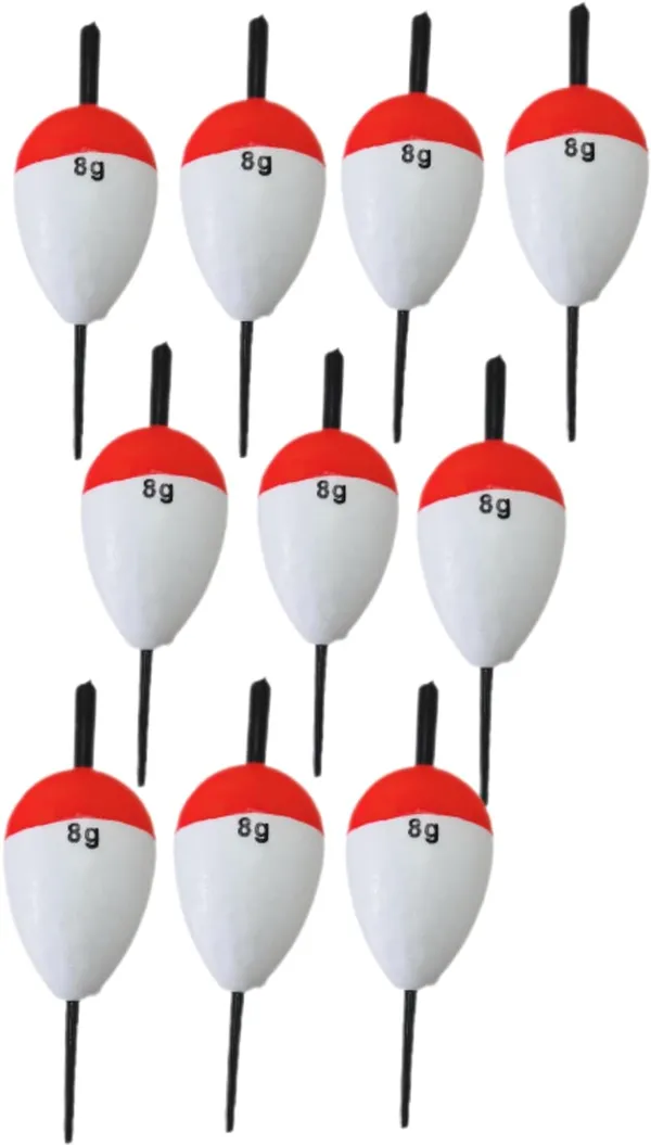 Red_&_White_Fishing_Floater_Set_Bobbers_With_Sticks_(Pack_Of_10)