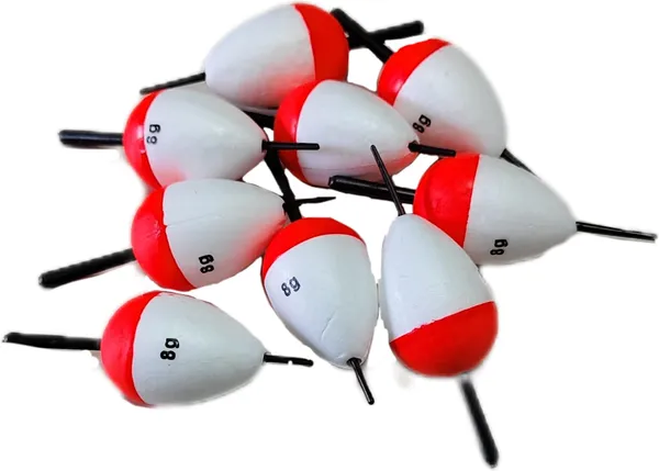 Red_&_White_Fishing_Floater_Set_Bobbers_With_Sticks_(Pack_Of_10)
