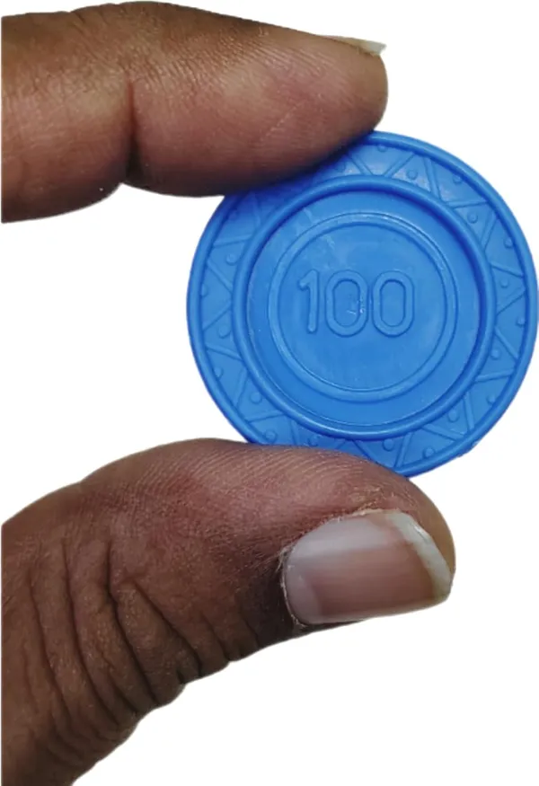‎Multicolor_Rummy_Counters_Plastic_Coins_(30_X_30_X_10_Mm)