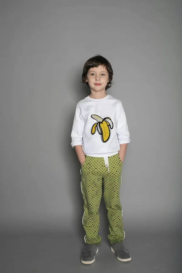‎Multicolor_Torn_Clothes_Applique_Embroidery_Patch_(Banana)_(Pack_Of_2)_(7_X_6_X_1_Cm)