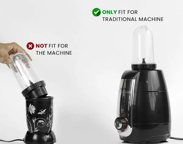 Silver,_Black_Stainless_Steel_Chutney_Jar_Bowl_Mixture_Grinder_Machine_(Double_Lock_And_4_Teeth_Coupling,_Lid_And_Steel_Blade)_(550_Ml)