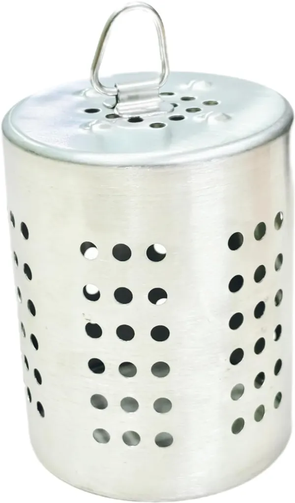 Silver_Stainless_Steel_Diya_Glass_Cover_Only_For_Pooja_With_Holes_And_Hook_(11_X_8_X_2_Cm)