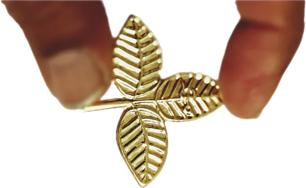 ‎Multicolor_Brass_Metal_Bel_Patra_For_Shiv_Pooja_(Pack_Of_3)