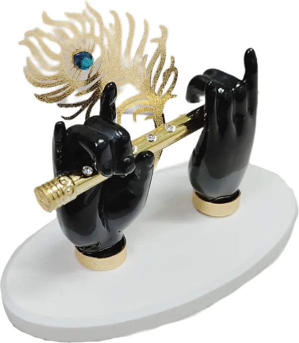 Black_Marble_Krishna_Hand_With_Flute_Idol_Showpiece