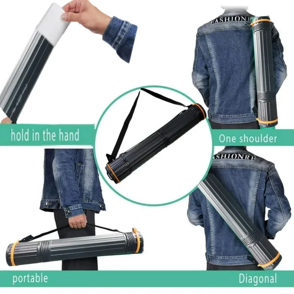Black_Round_Plastic_Chart_Paper_Twist_Document_Tube_Holder_(45_X_7_X_5_Cm)